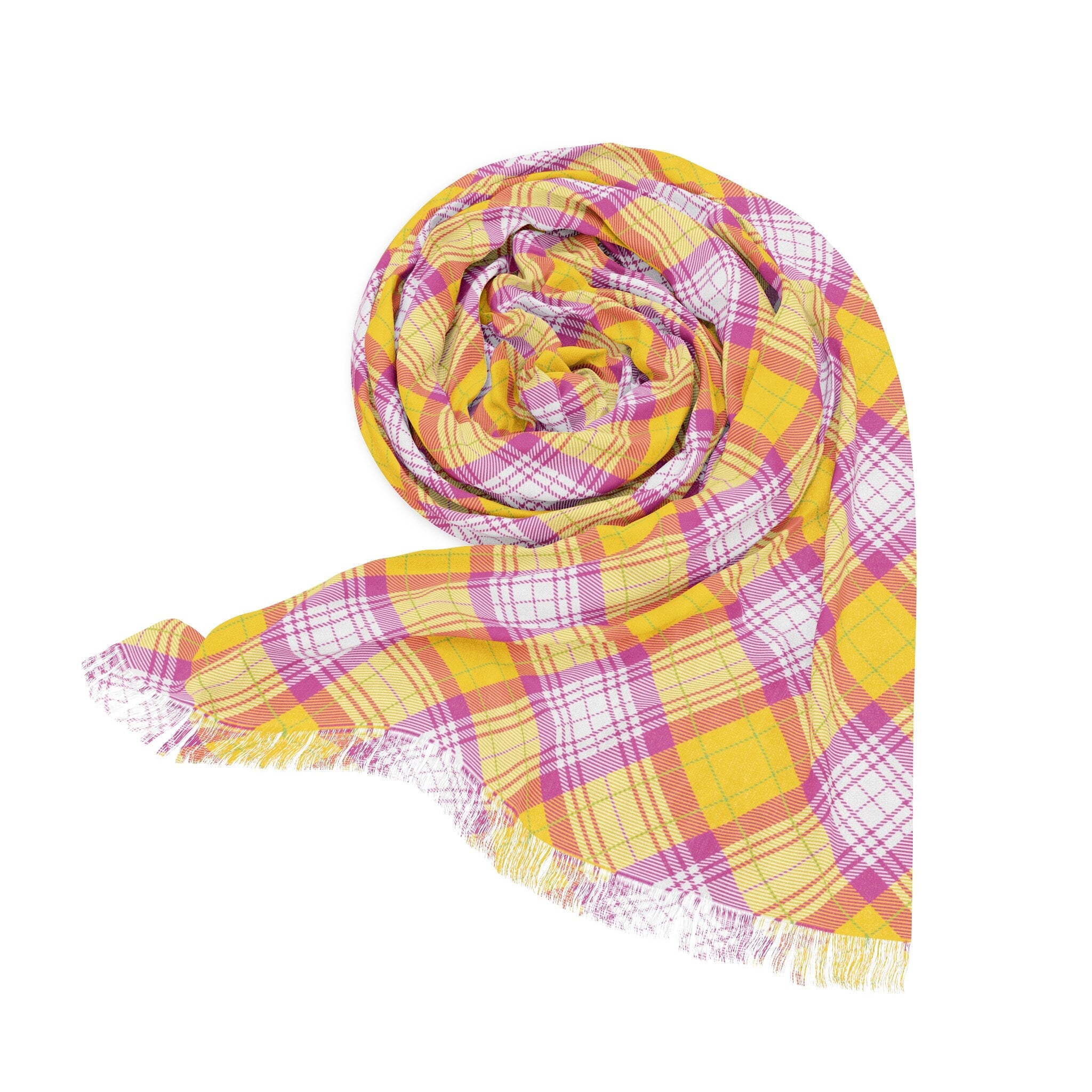 Yellow Pastel Charming Scarf A Timeless Fashion Lightweight Elegant Versatile in Soft Colors Timeless for Party, Wedding all occasion - MRSBYVALLE