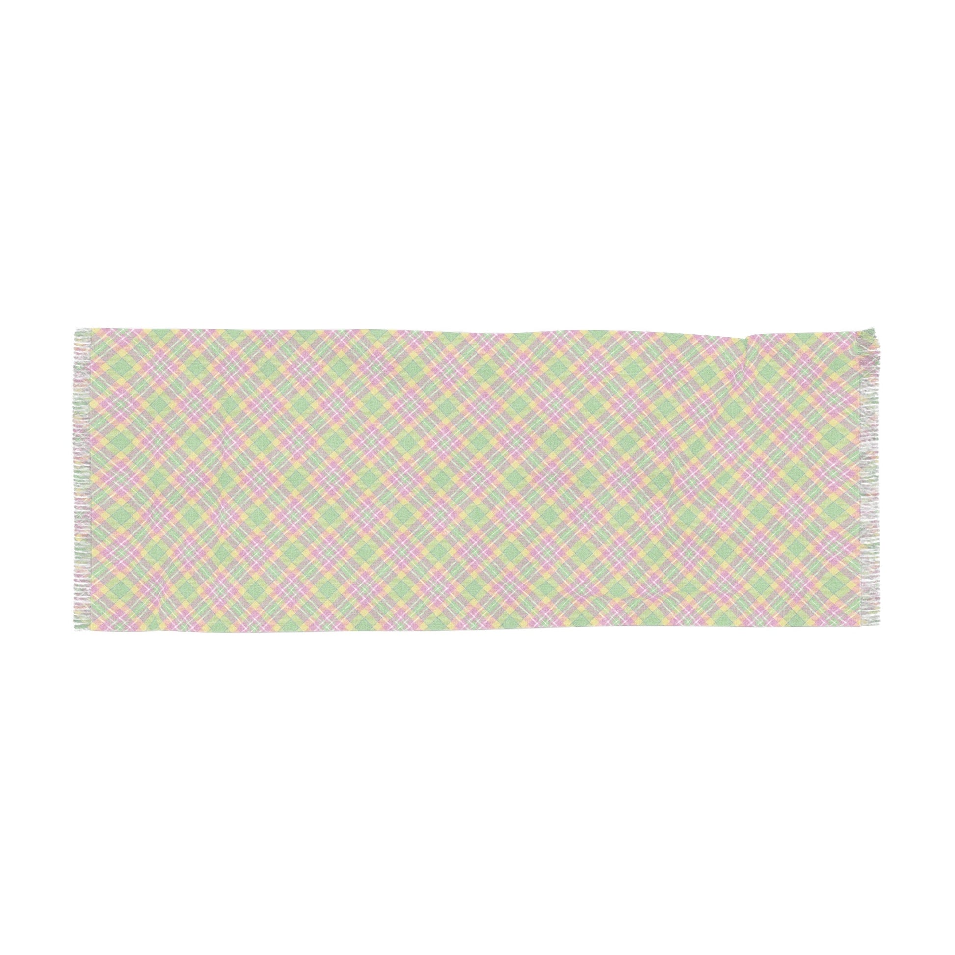 Pink and Mint Green Pastel Charming Scarf A Timeless Fashion Lightweight Elegant Versatile in Soft Colors for Party, Wedding all occasion - MRSBYVALLE