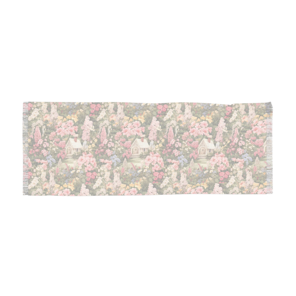 Charming Vintage Cottage Pink Scarf A Timeless Fashion Accessory Lightweight Elegant Timeless Perfect for Party, Wedding all occasion - MRSBYVALLE