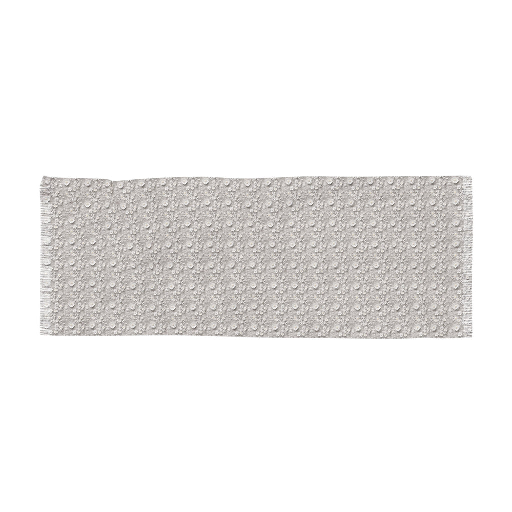White Lace Faux Lightweight Scarf Elegant and Airy, Perfect for All Seasons, Versatile Fashion Accessory for All Seasons, Wedding, Easter - MRSBYVALLE