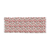 Graceful Pink Carnations Print Scarf 27x73 Inches of Lightweight Elegance and Fashionable Accessory for Wedding, Party, Anniversary - MRSBYVALLE