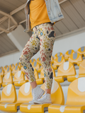 Dog Paws Splatter Pattern Leggings Stylish & Comfy Women's Pants for Everyday Wear, Yoga, or Lounging | Soft, Stretchy, and Perfect for Pet Lovers  Available in Plus Sizes - MRSBYVALLE