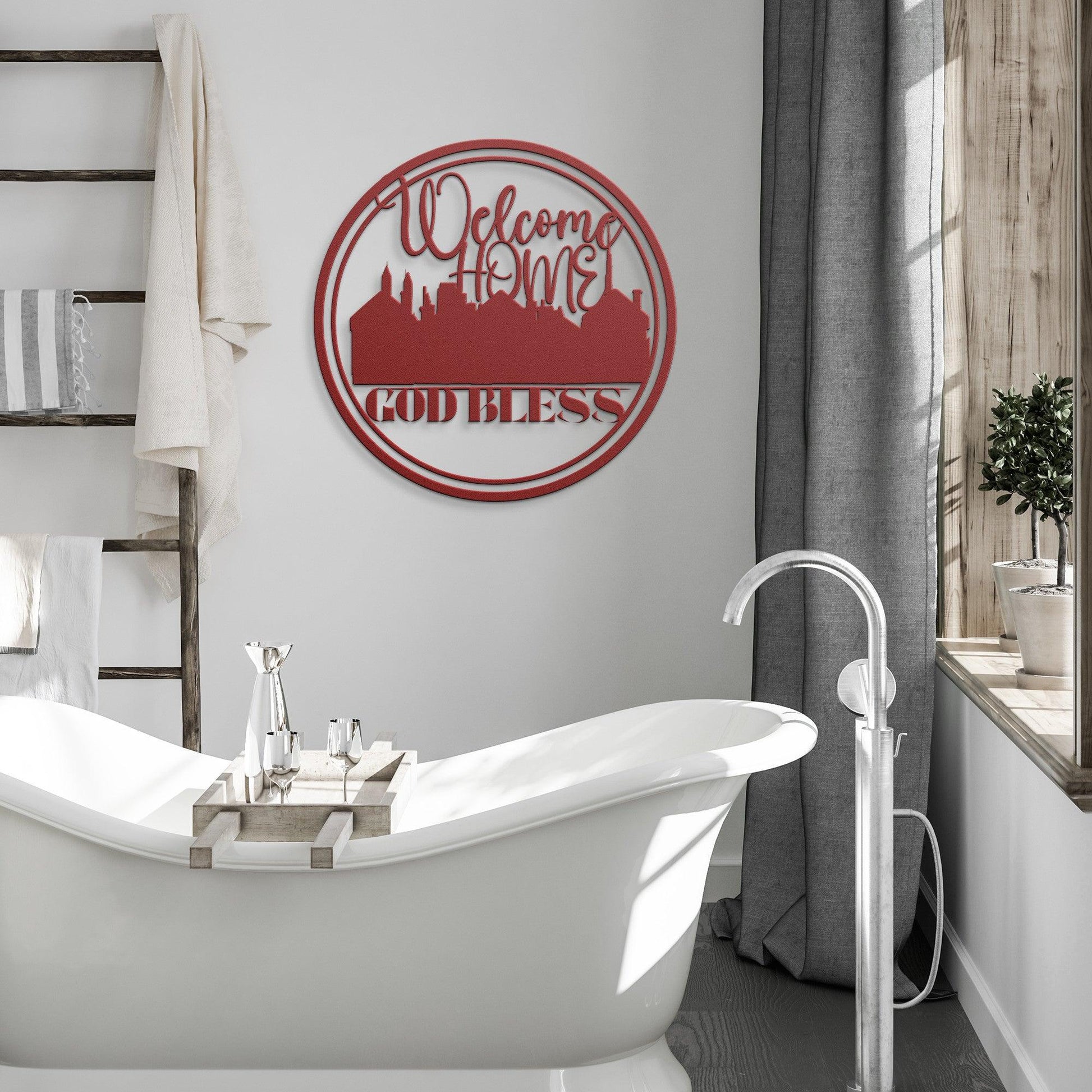 Metal Welcome Home: GOD Bless Unique House Designs for Divine Living - MRSBYVALLE