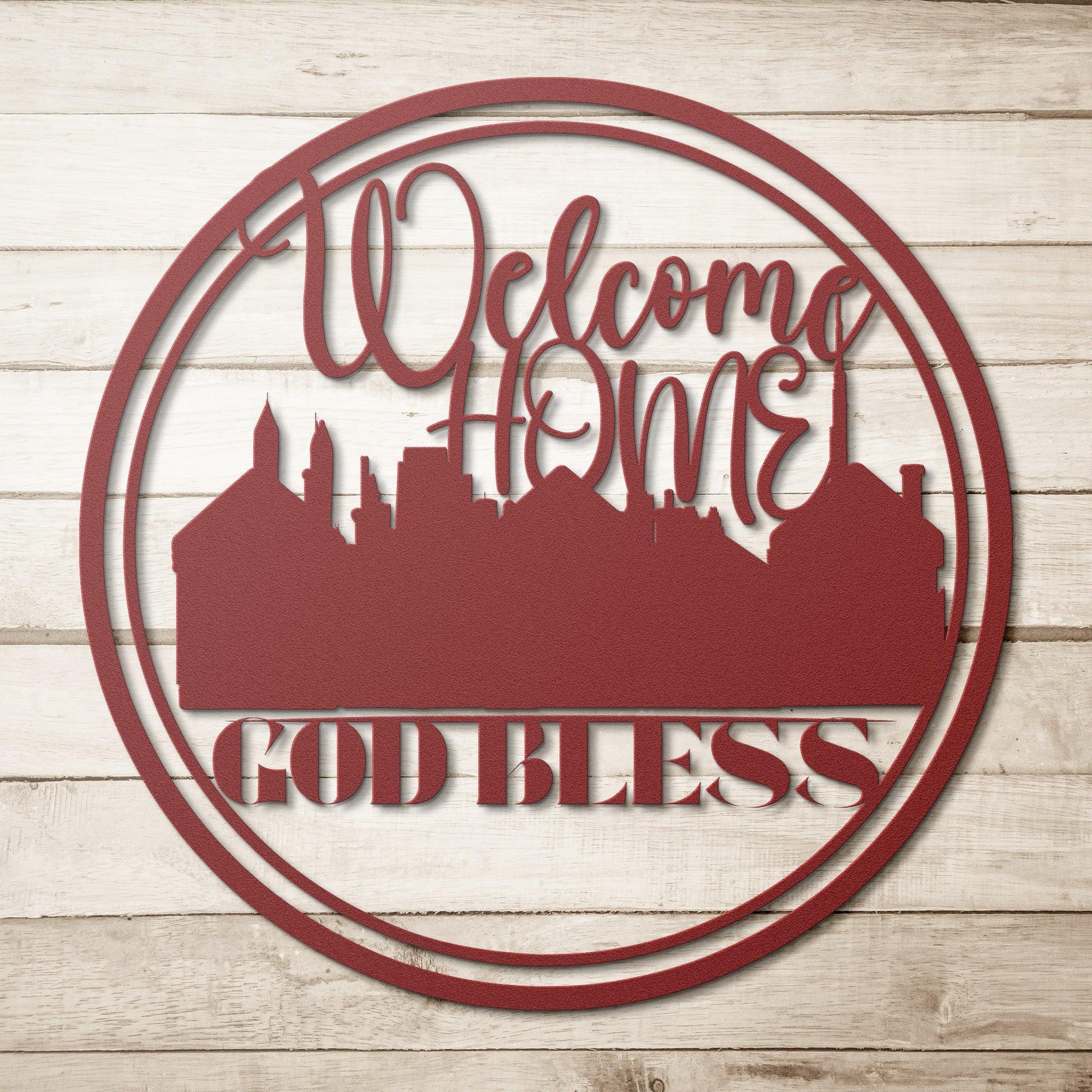 Metal Welcome Home: GOD Bless Unique House Designs for Divine Living - MRSBYVALLE