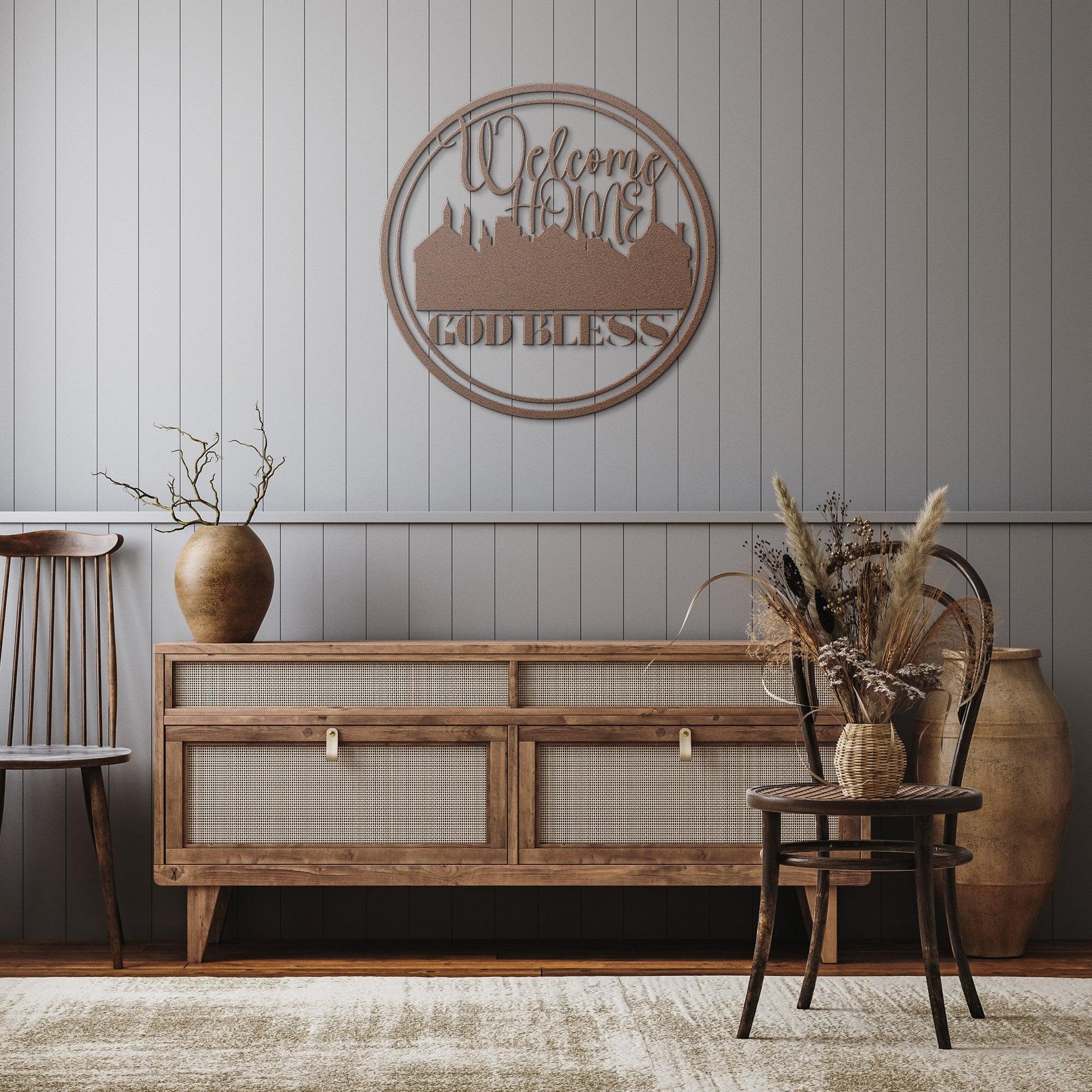 Metal Welcome Home: GOD Bless Unique House Designs for Divine Living - MRSBYVALLE