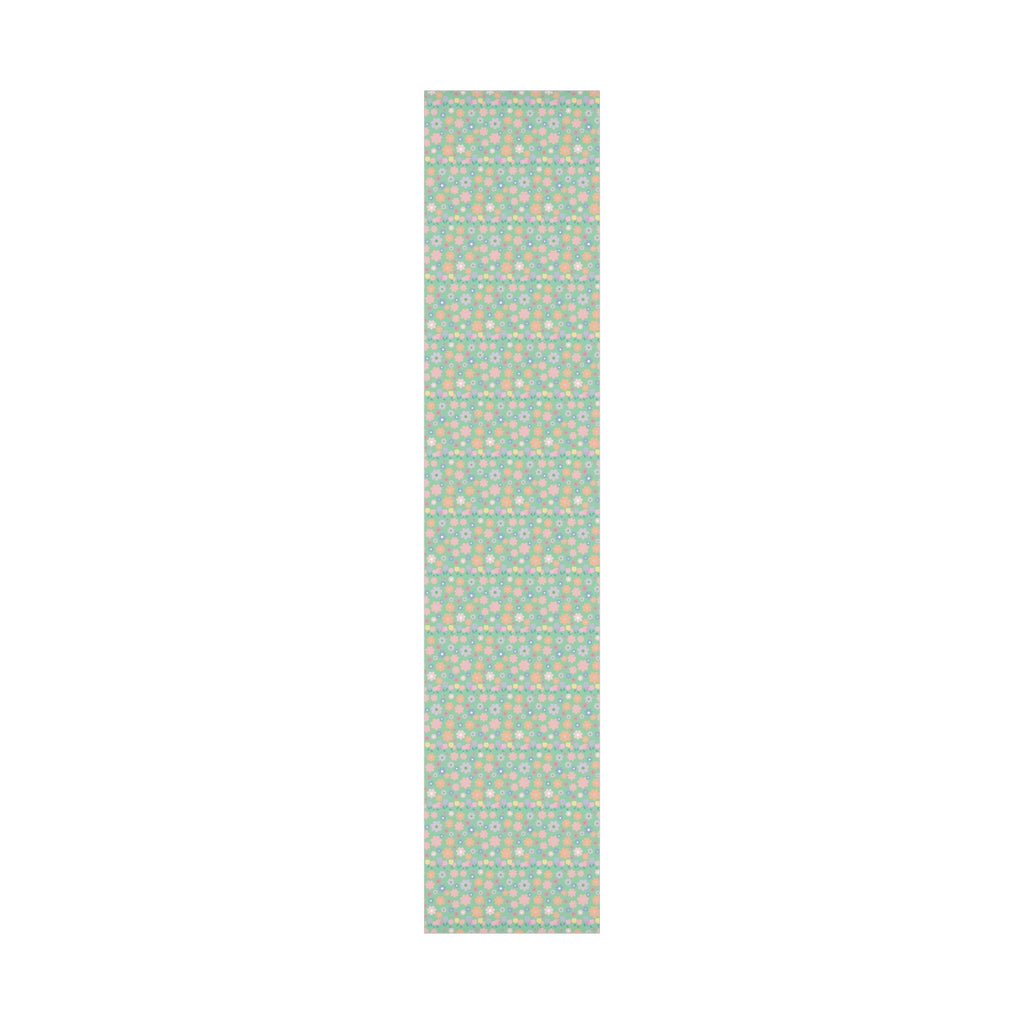 Mint Green Soft Pink, Peach, Purple, and Green Floral Wrapping Paper Perfect for Elegant Gifts, Weddings Spring Celebrations Bridal Showers - MRSBYVALLE