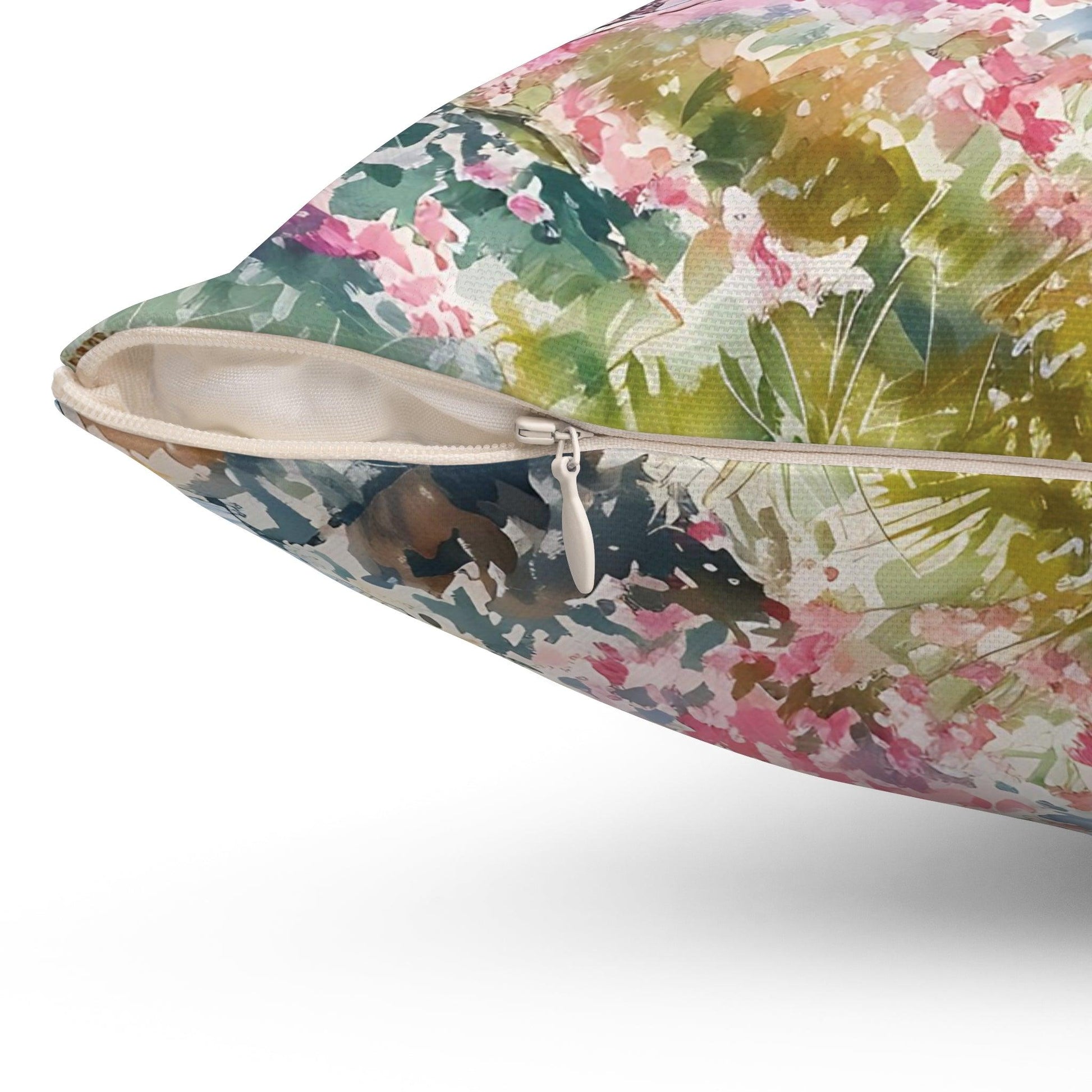 Pink Lighthouse Square Pillow Floral Elegance Wildflowers Square Pillow Wildflower Dreams Charm to Your Décor with This Stylish Accent Housewarming Gift New House - MRSBYVALLE