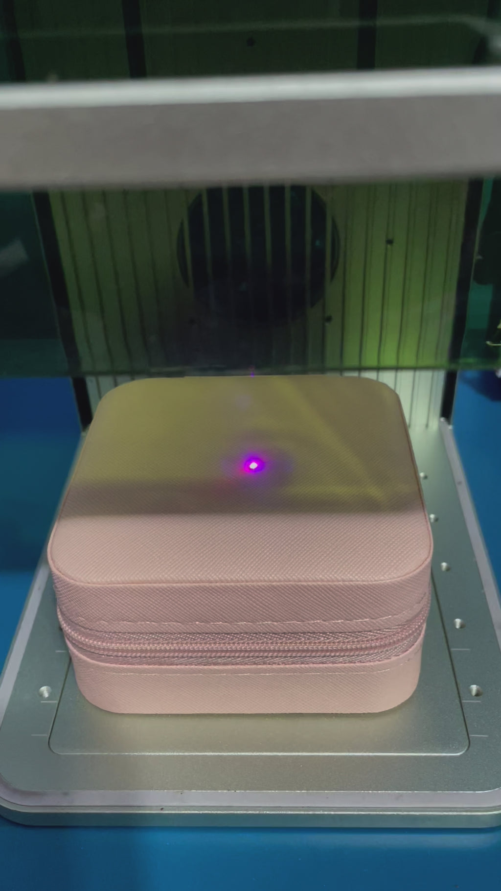 Laser Engraved Travel Jewelry Case