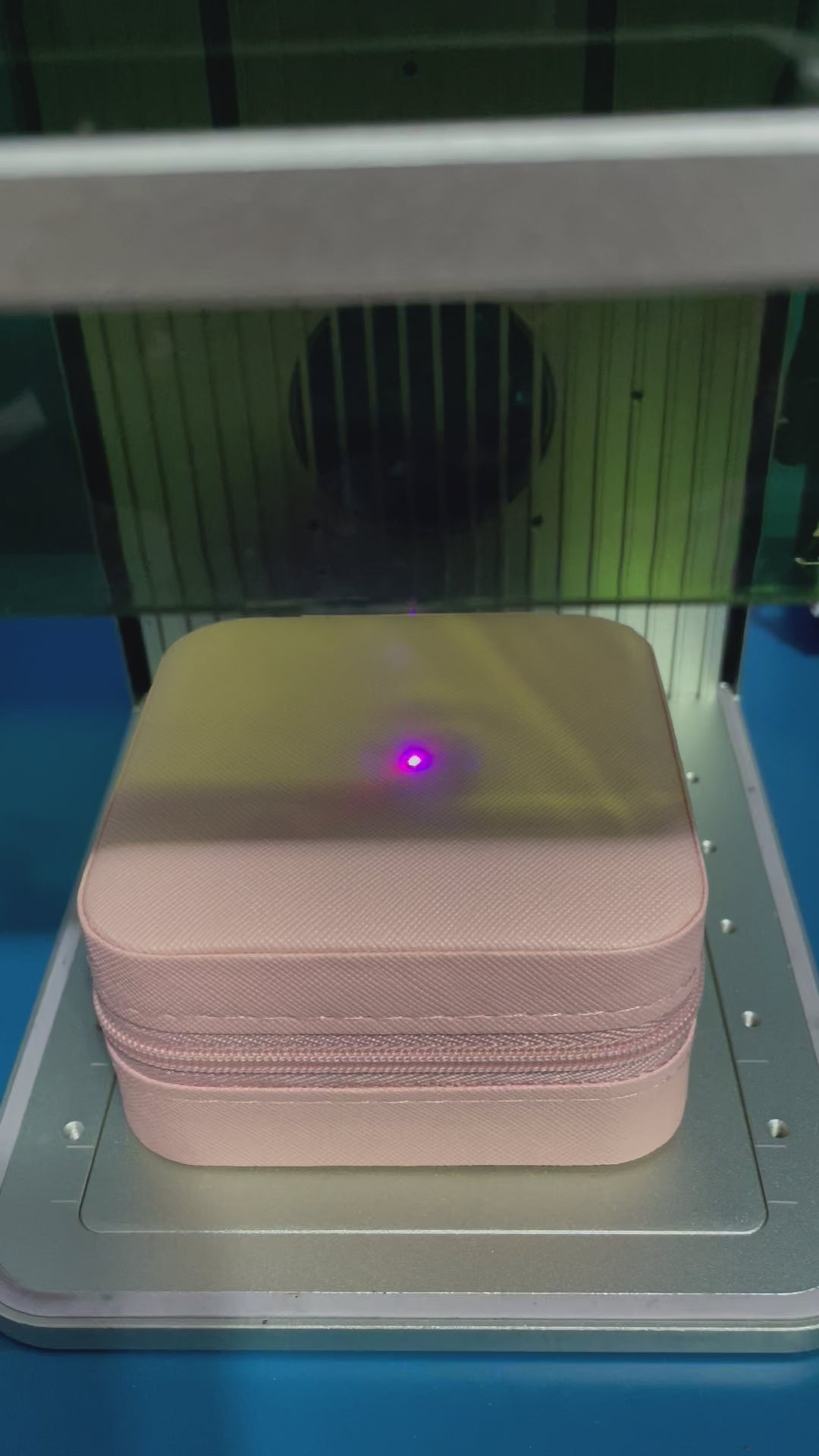 Laser Engraved Travel Jewelry Case