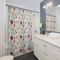 Shower Curtain Enchanting 3D Faux Floral 1x74, Modern Bathroom Decor Bathroom Decor Housewarming New House Gift Newlywed Wedding Gift - MRSBYVALLE