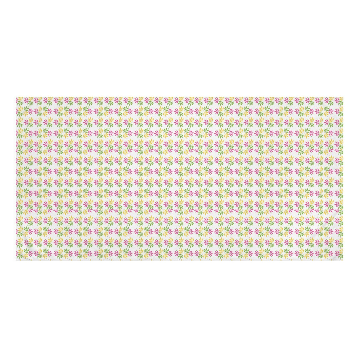 Soft & Luxurious Pink, Mint Green, Yellow Boho Chic Botanical Leaf Mink-Cotton Towel 30x60 Elevate Your Bath Experience with Vibrant Nature-Inspired Elegance Housewarming Gift - MRSBYVALLE
