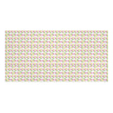 Soft & Luxurious Pink, Mint Green, Yellow Boho Chic Botanical Leaf Mink-Cotton Towel 30x60 Elevate Your Bath Experience with Vibrant Nature-Inspired Elegance Housewarming Gift - MRSBYVALLE