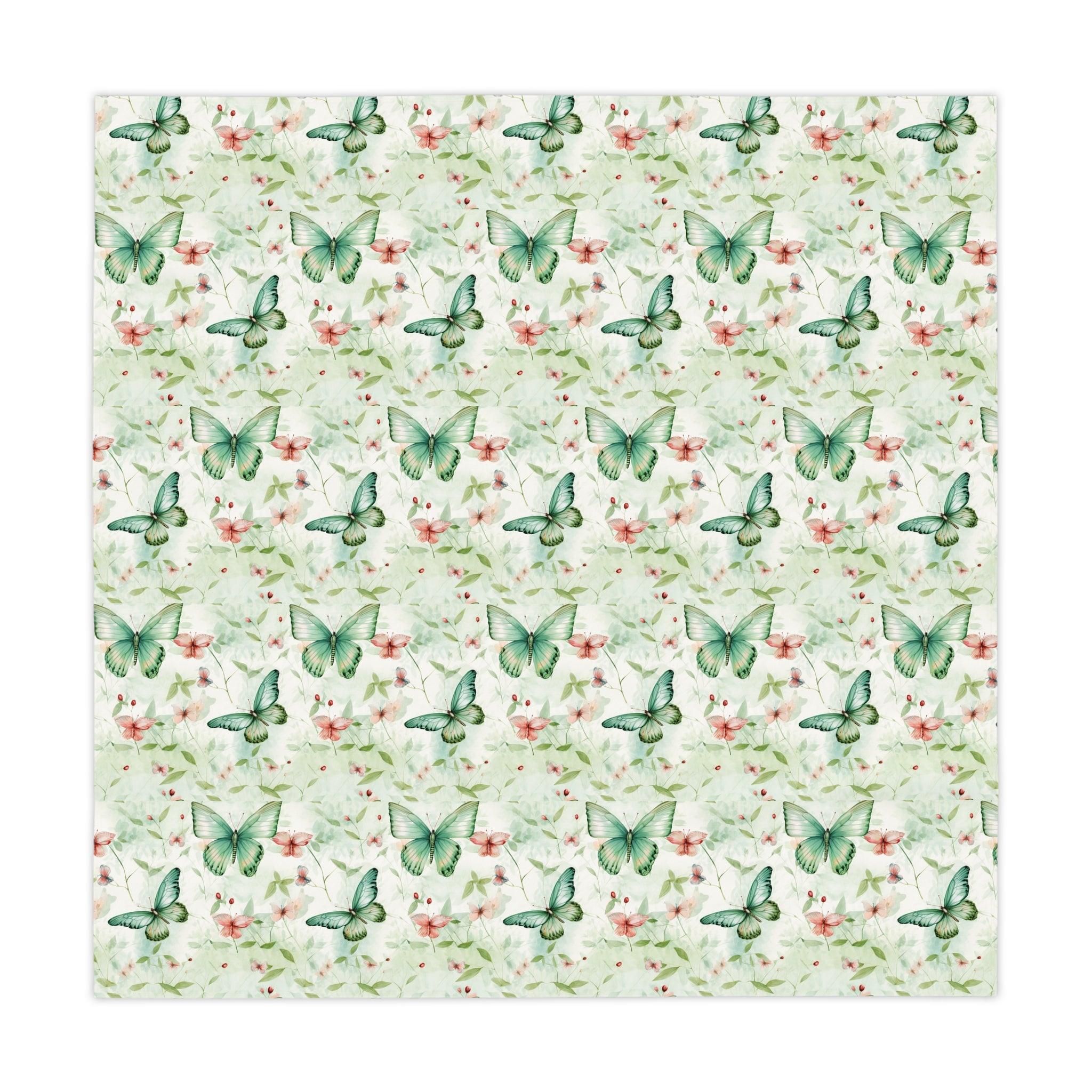 Tablecloth Pastel Mint Green, Yellow & Blue Floral Elegant, Washable Linens for Home, Weddings, Birthdays all Events Durable & Stylish for All Occasions - MRSBYVALLE
