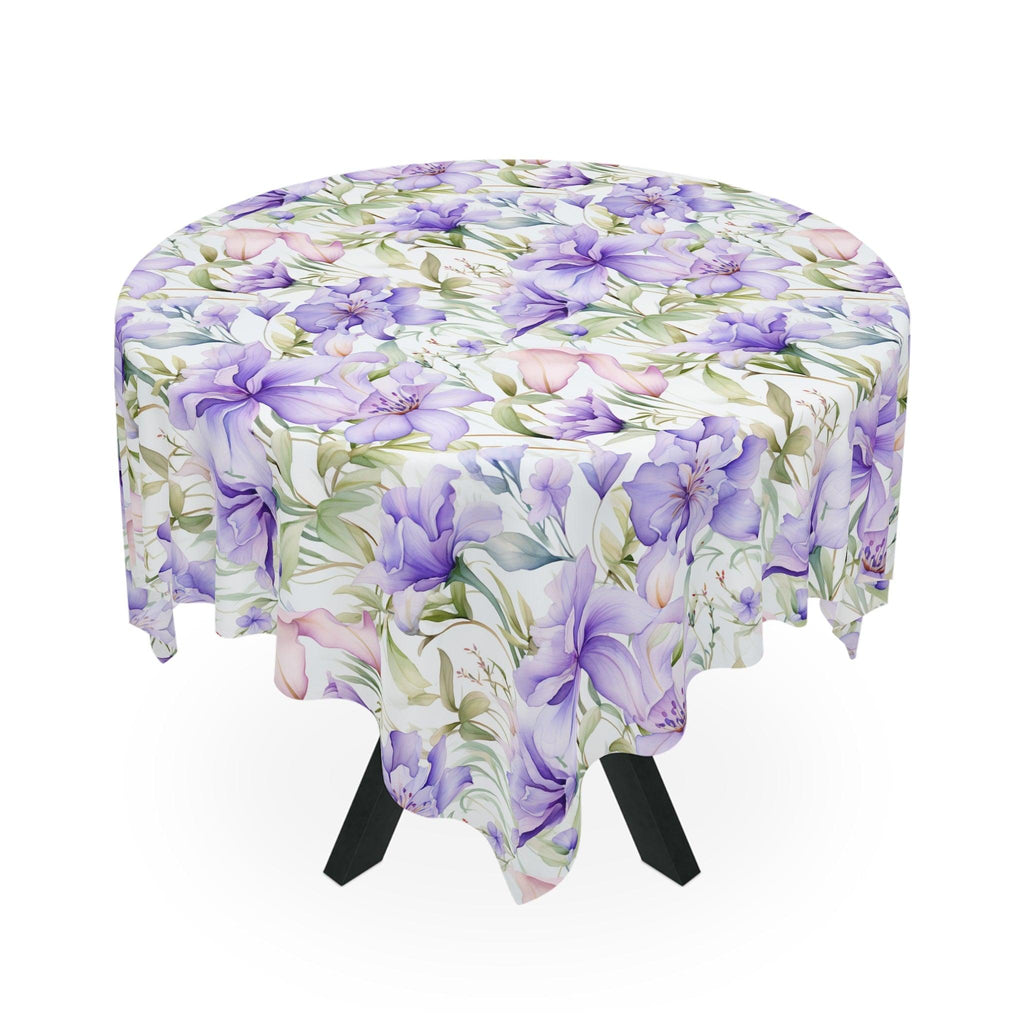 Tablecloth Purple Pink Pastel Elegant, Washable Linens for Home, Weddings,  Birthdays all Events Durable & Stylish for All Occasions - MRSBYVALLE