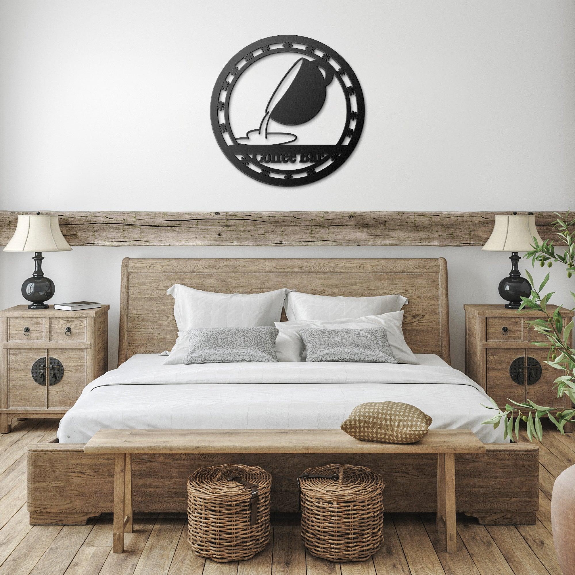 Vintage Coffee Cup Metal Sign Ideal Kitchen Decor for Coffee Bar Enthusiasts - MRSBYVALLE